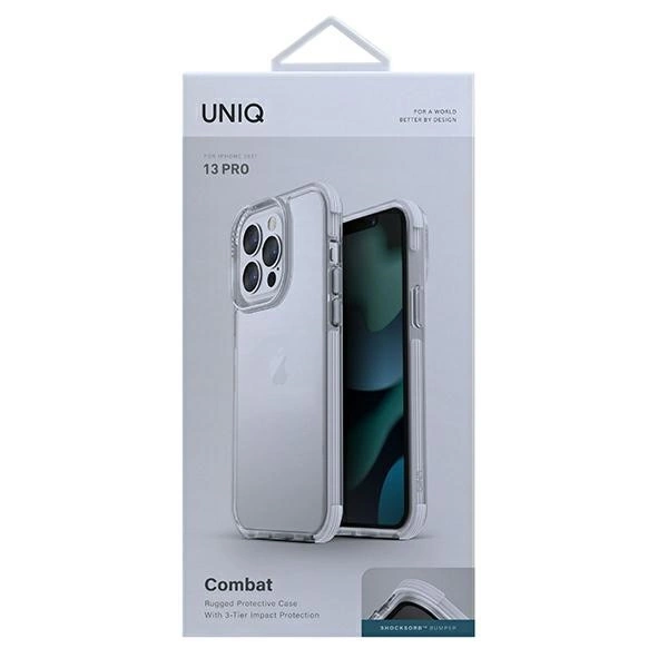 Uniq Combat case for iPhone 13 Pro / iPhone 13 - whiteeng