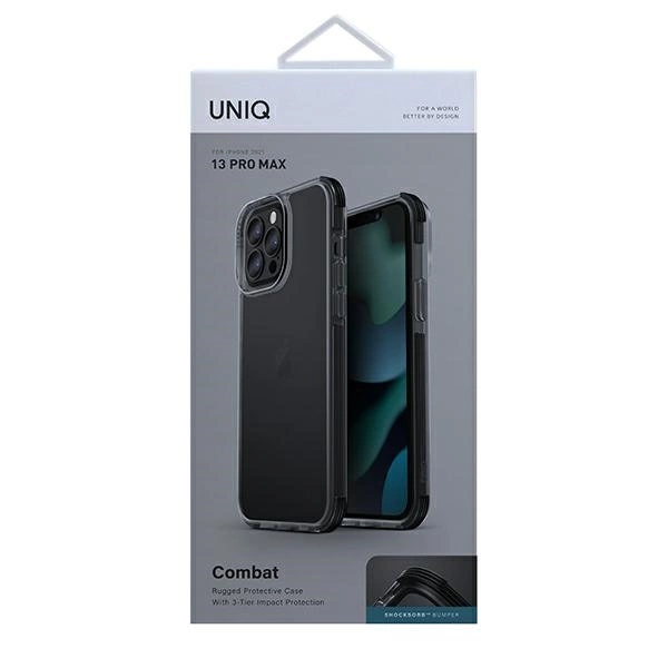 Uniq Combat case for iPhone 13 Pro Max - blackeng