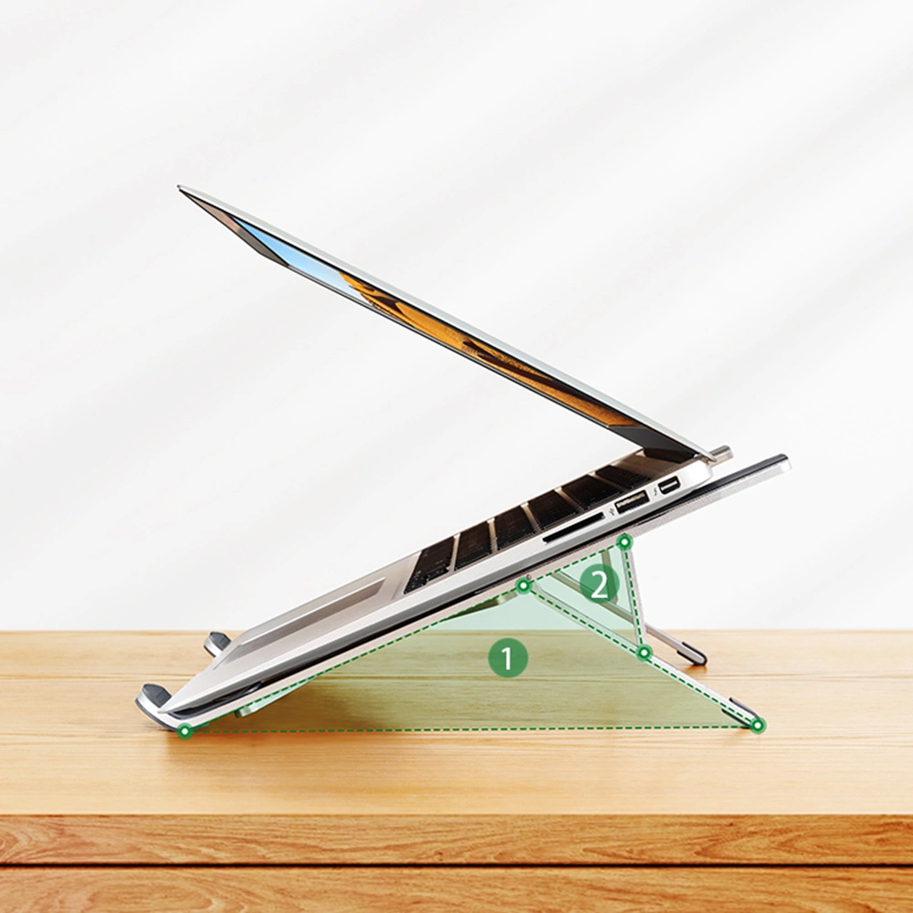 Ugreen foldable adjustable laptop stand silver (LP451)eng