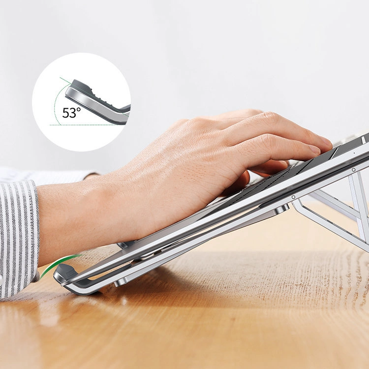Ugreen foldable adjustable laptop stand silver (LP451)eng