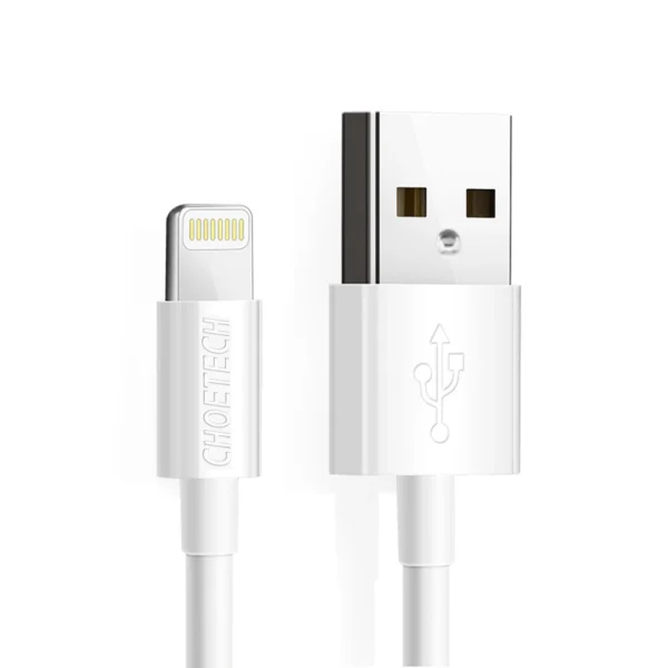 Choetech certified USB-A cable - Lightning MFI 1.8m white (IP0027)eng