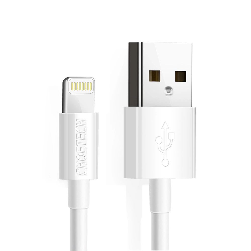 Choetech certified USB-A cable - Lightning MFI 1.8m white (IP0027)eng