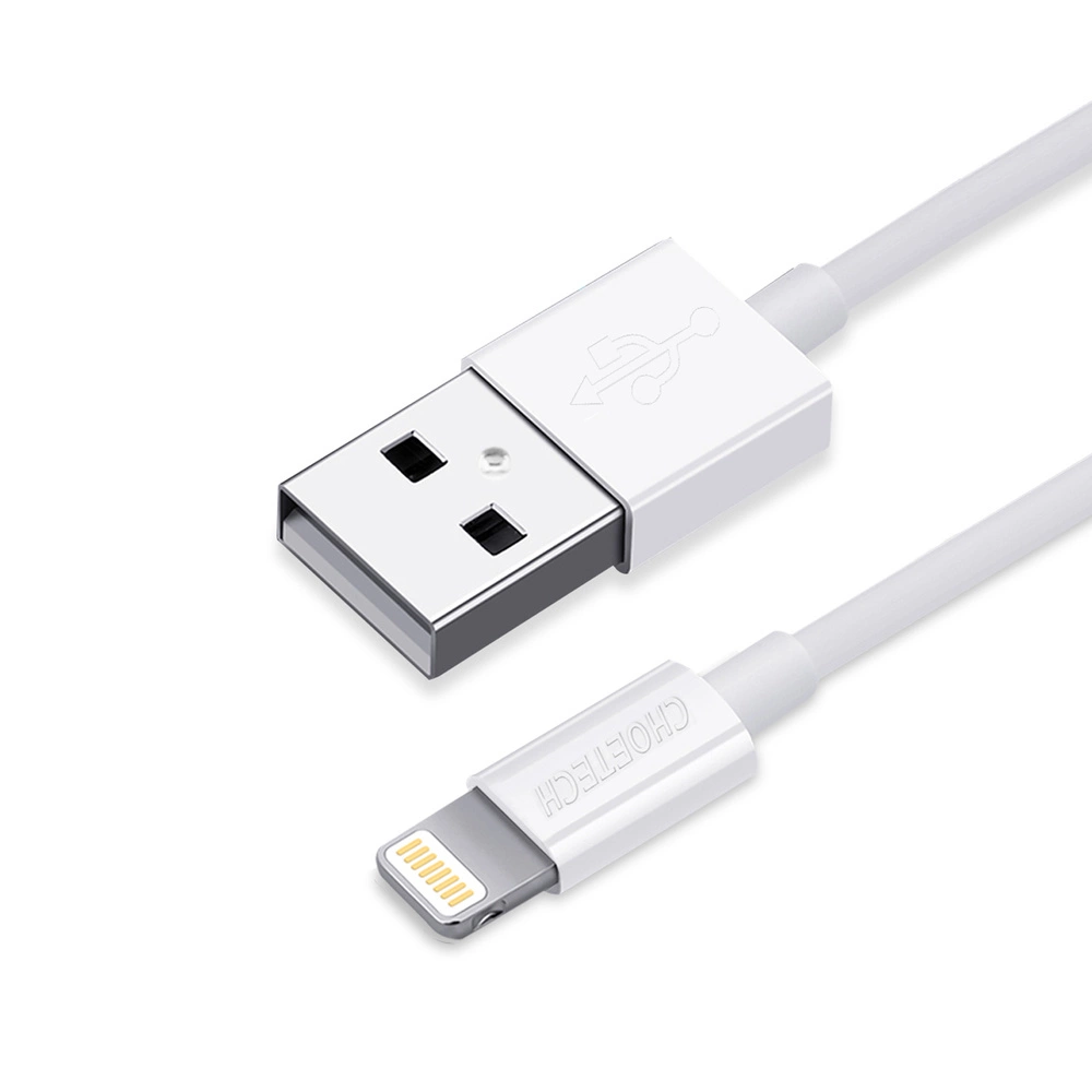 Choetech certified USB-A cable - Lightning MFI 1.8m white (IP0027)eng
