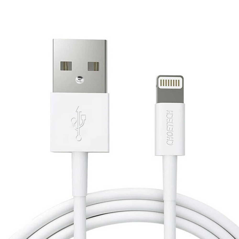 Choetech certified USB-A cable - Lightning MFI 1.8m white (IP0027)eng