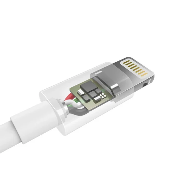 Choetech certified USB-A cable - Lightning MFI 1.8m white (IP0027)eng