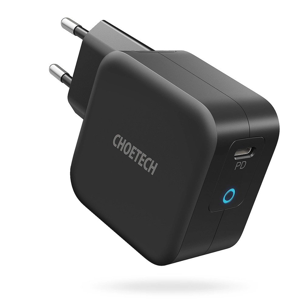 Choetech GaN USB Type C wall charger 61W Power Delivery black (Q6006)eng