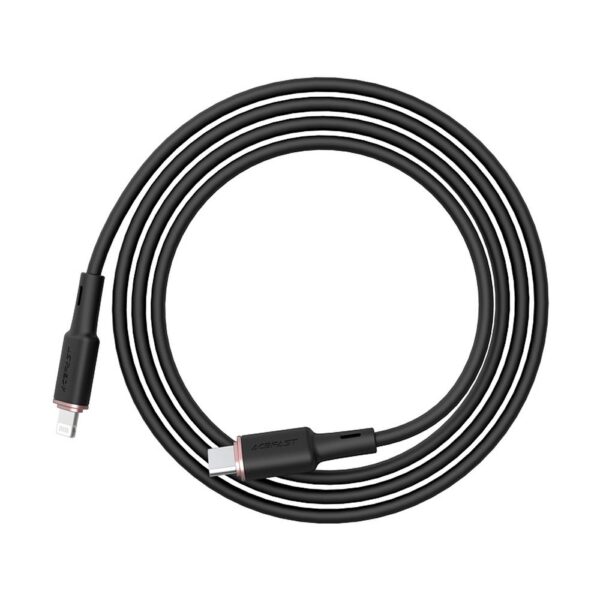ACEFAST cable Type C to Lightning 8-pin MFi 3A PD30W C2-01 silicone 1,2m black