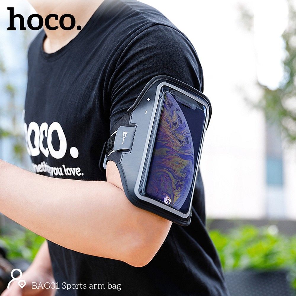 HOCO smartphone armband max. 7 inches BAG01 black