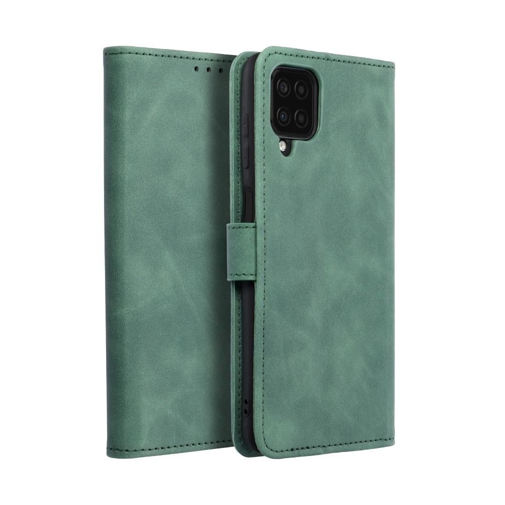 7f017e6eadc543dc47e3e7a0f85cf696 TENDER Book Case for SAMSUNG A12 / M12 green