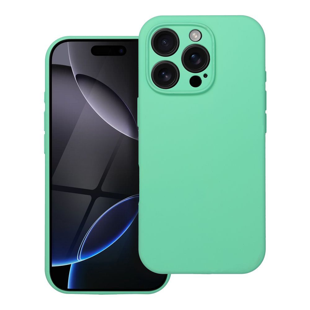 Case SILICONE 2mm for IPHONE 17 compatible with MagSafe mint