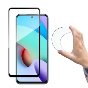 Wozinsky Full Cover Flexi Nano Glass Film Tempered Glass With Frame Xiaomi Redmi 10 Blackeng