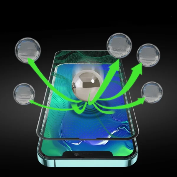 Bestsuit 6in1 set for iPhone 11 Pro Max case / flexi tempered glass / foil on the back / camera glass / cloths / applicator (D30 Buffer)eng