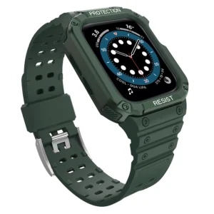 Protect Strap Band for Apple Watch 38/40/41mm Armored Case Strap - Greeneng