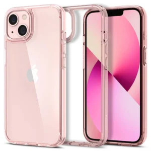 Spigen Ultra Hybrid iPhone 13 Case - Pink/Transparenteng