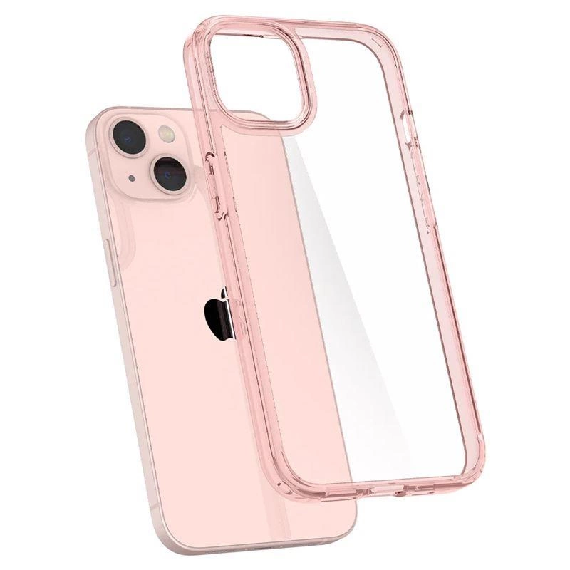 Spigen Ultra Hybrid iPhone 13 Case - Pink/Transparenteng