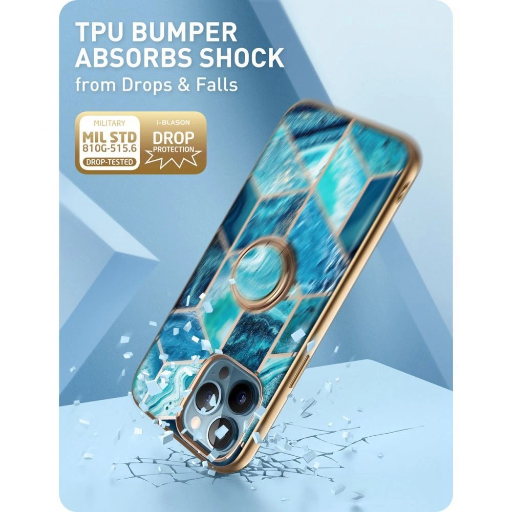 Supcase IBLSN Cosmo Snap Case for iPhone 13 Pro - Blueeng