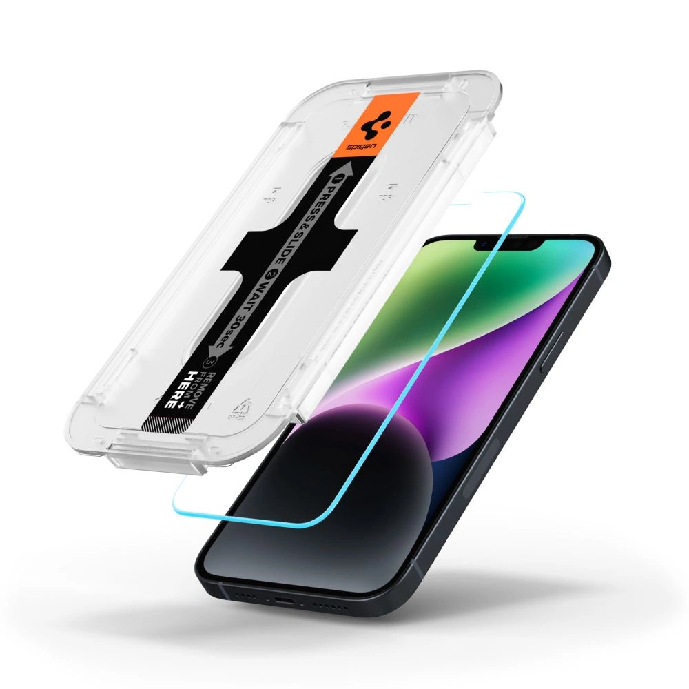 Spigen Glas.tR EZ Fit Tempered Glass for iPhone 13 / 13 Pro / 14 / 16eeng
