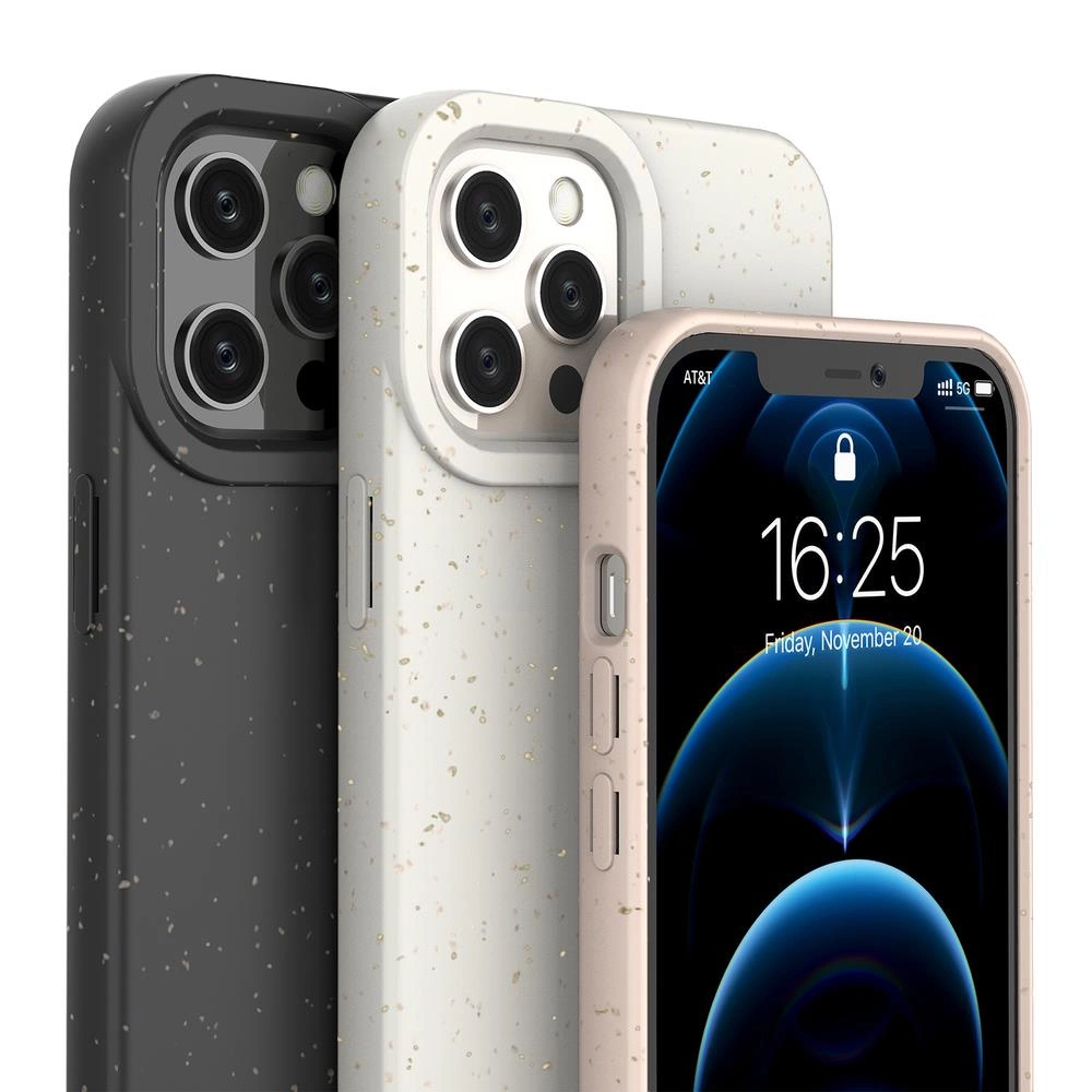Eco Case Case for iPhone 12 Pro Silicone Cover Phone Cover Pinkeng