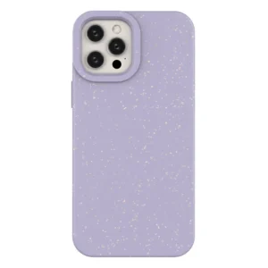 Eco Case Case for iPhone 12 Pro Max Silicone Cover Phone Shell Purpleeng