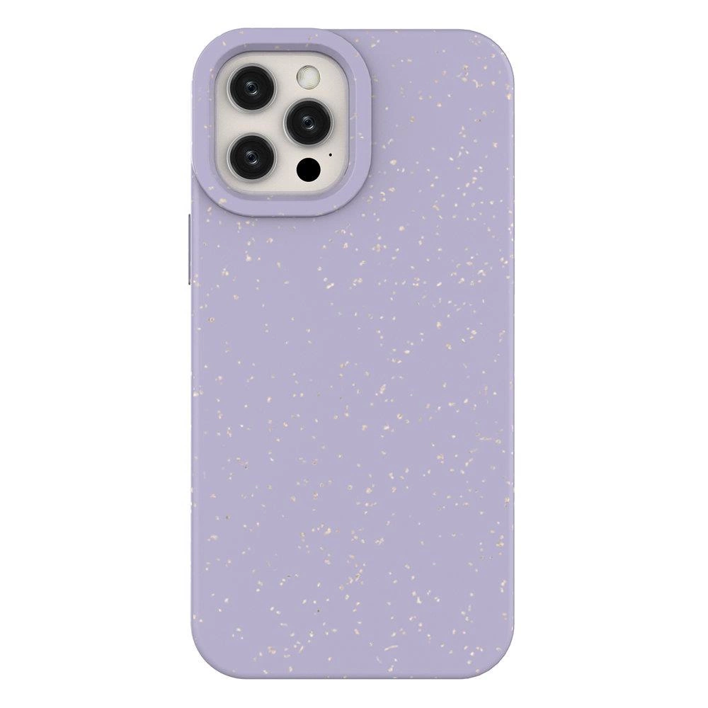 Eco Case Case for iPhone 12 Pro Max Silicone Cover Phone Shell Purpleeng
