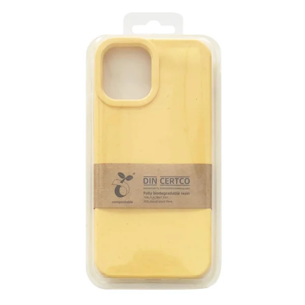 Eco Case Case for iPhone 12 Pro Max Silicone Cover Phone Cover Yelloweng