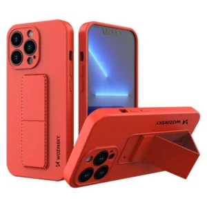 Wozinsky Kickstand Case silicone case with stand for iPhone 13 Pro Max redeng