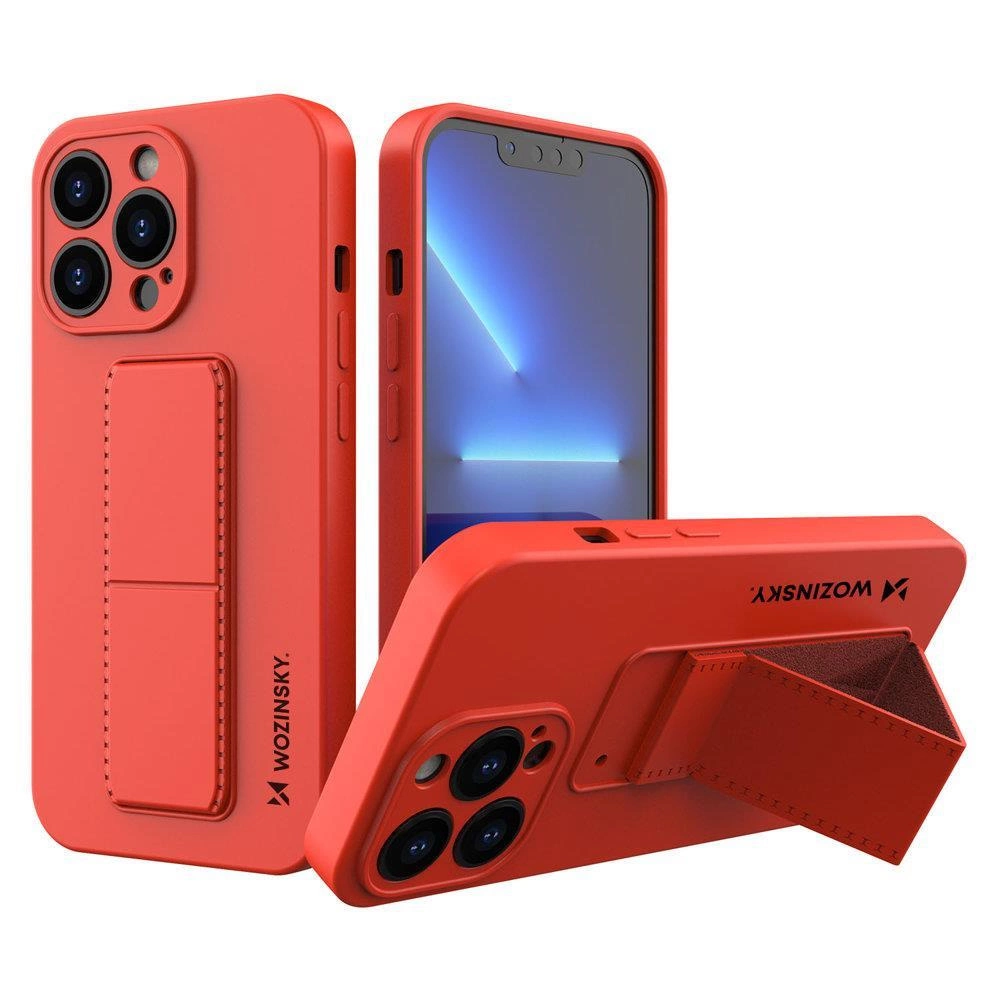 Wozinsky Kickstand Case silicone case with stand for iPhone 13 Pro Max redeng