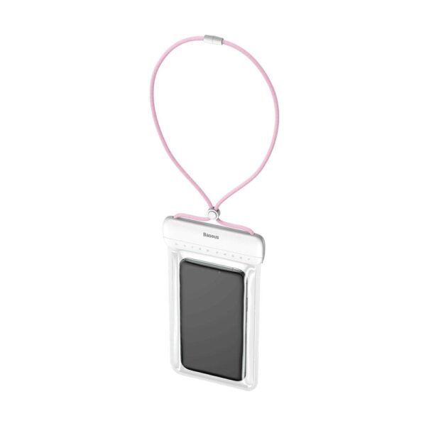 BASEUS uniwersal cover waterproof bag IPX8 ACFSD-D24 white pink