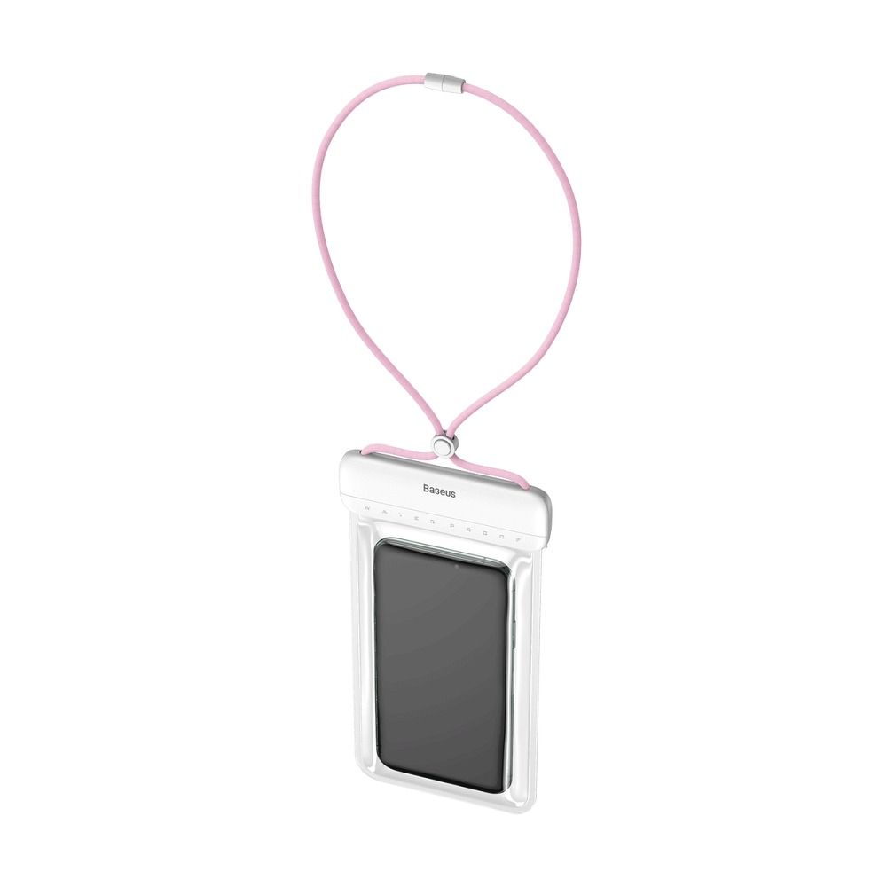 BASEUS uniwersal cover waterproof bag IPX8 ACFSD-D24 white pink