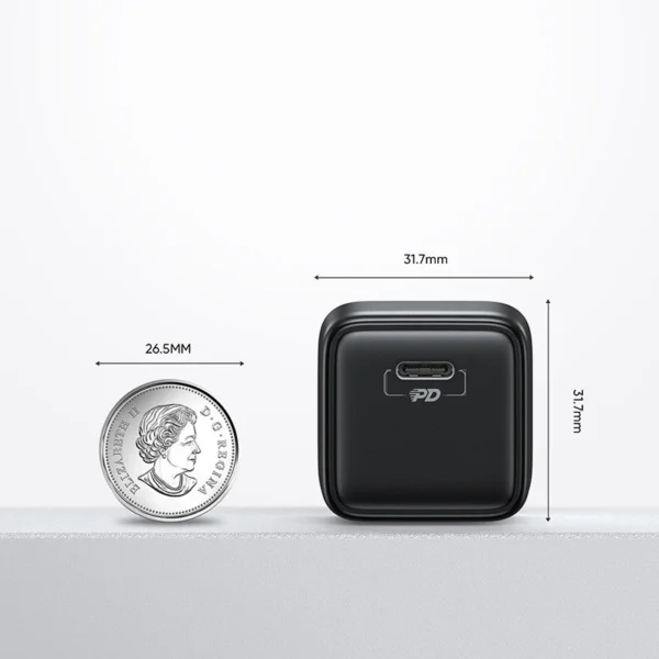 Joyroom Small Fast USB Type C PD Charger 25W EU Plug Black (L-P251)eng
