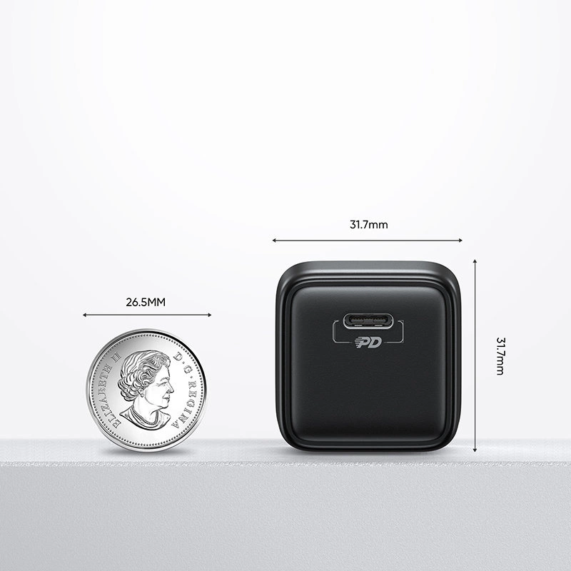 Joyroom Small Fast USB Type C PD Charger 25W EU Plug Black (L-P251)eng