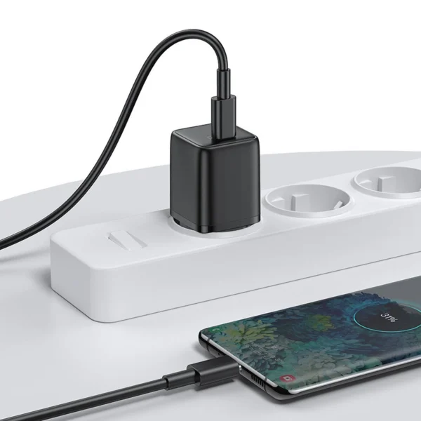 Joyroom Small Fast USB Type C PD Charger 25W EU Plug Black (L-P251)eng