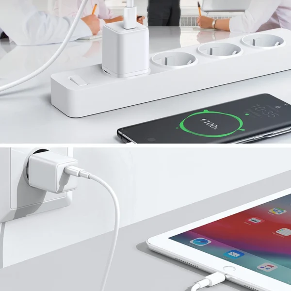 Joyroom fast wall charger USB Type C 25W 3A EU plug white (L-P251)eng