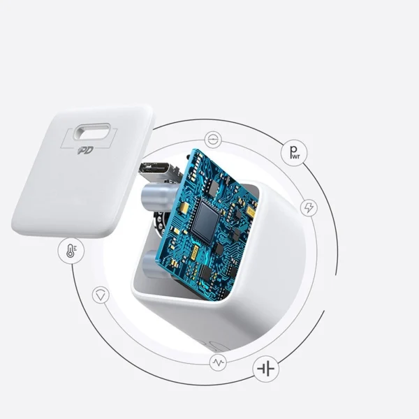 Joyroom fast wall charger USB Type C 25W 3A EU plug white (L-P251)eng