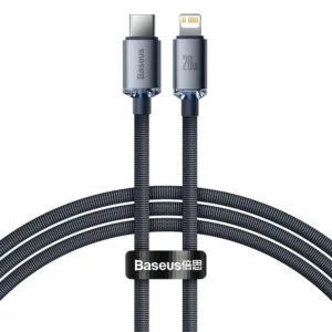 Baseus CAJY000201 Lightning - USB-C PD QC cable 20W 480Mb/s 1.2m - blackeng