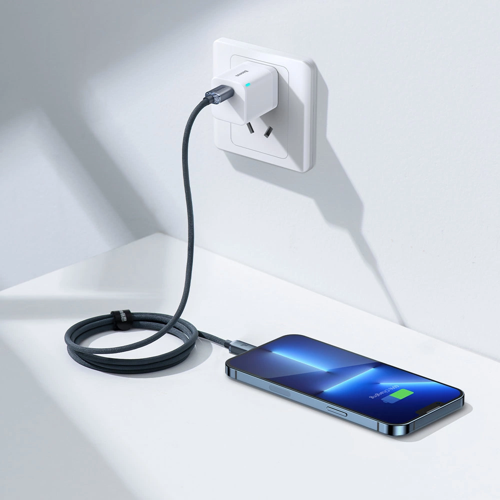 Baseus CAJY000201 Lightning - USB-C PD QC cable 20W 480Mb/s 1.2m - blackeng
