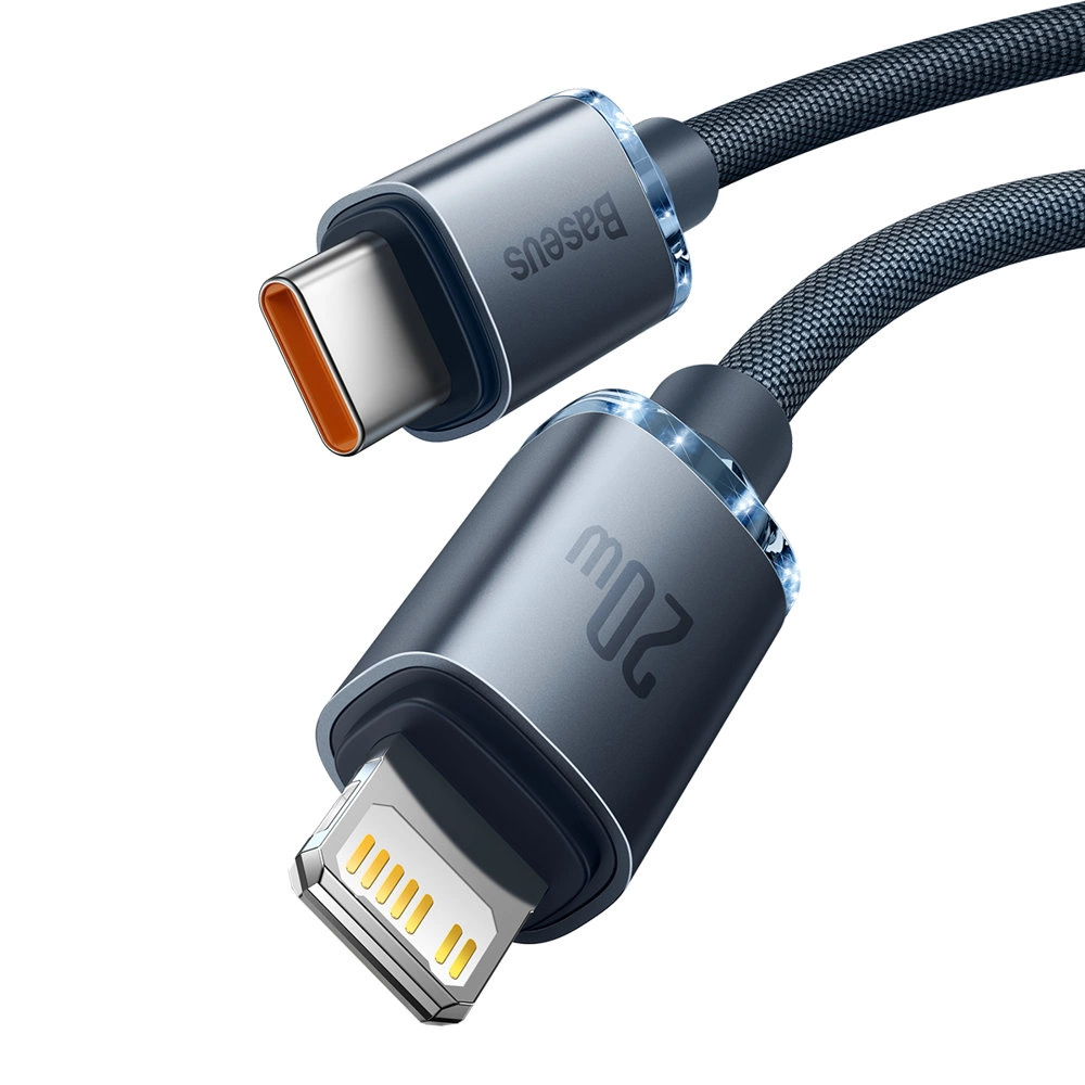 Baseus CAJY000201 Lightning - USB-C PD QC cable 20W 480Mb/s 1.2m - blackeng