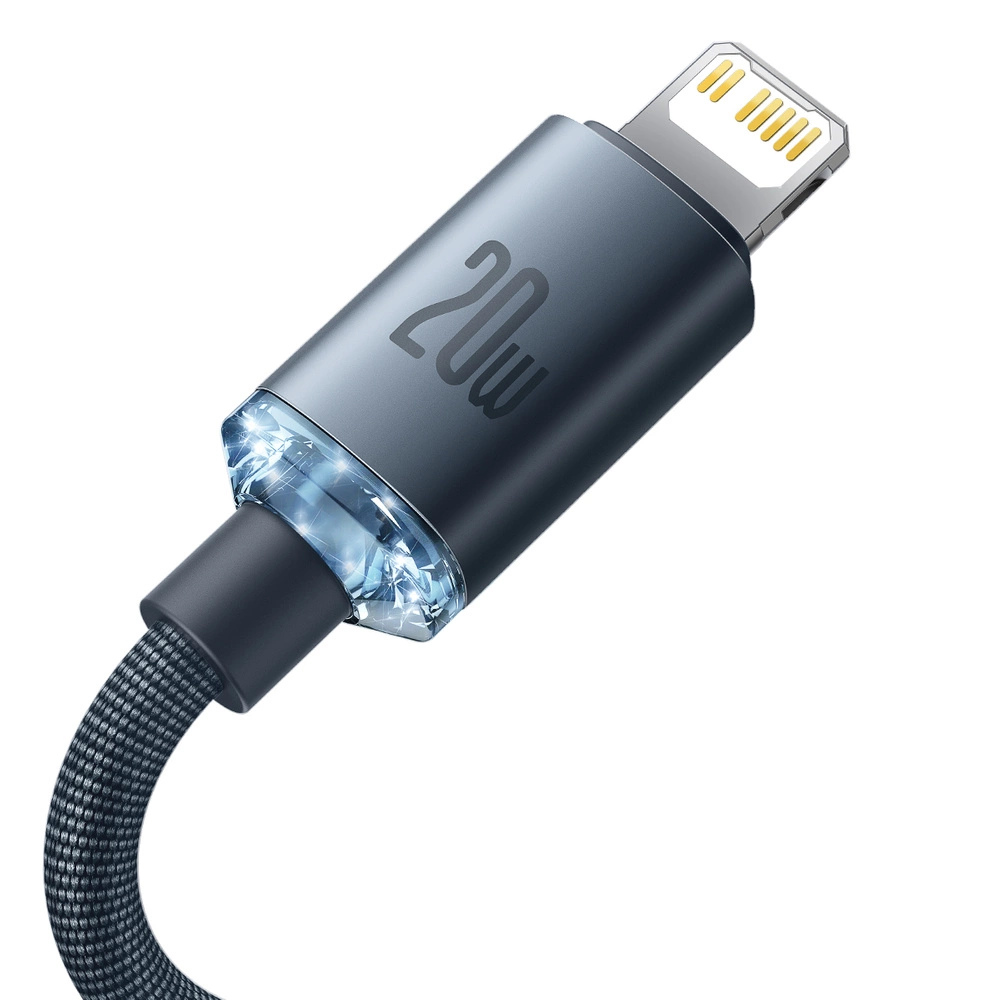 Baseus CAJY000201 Lightning - USB-C PD QC cable 20W 480Mb/s 1.2m - blackeng