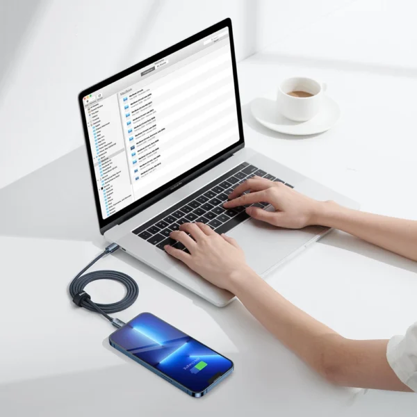 Baseus CAJY000201 Lightning - USB-C PD QC cable 20W 480Mb/s 1.2m - blackeng