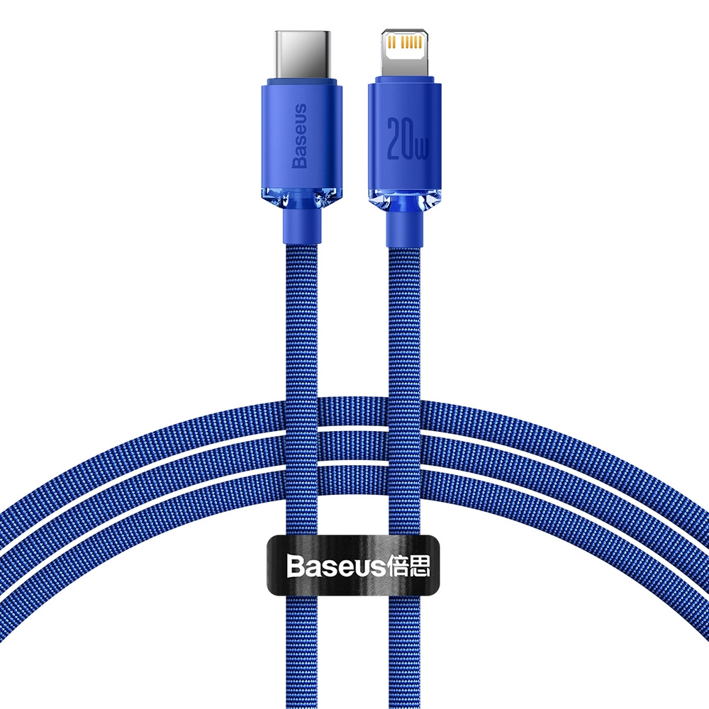 Baseus CAJY000203 Lightning - USB-C PD cable 20W 480Mb/s 1.2m - blueeng