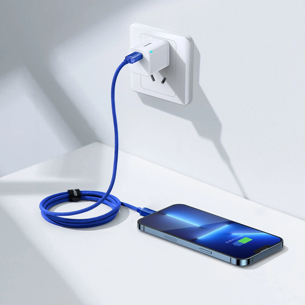 Baseus CAJY000203 Lightning - USB-C PD cable 20W 480Mb/s 1.2m - blueeng