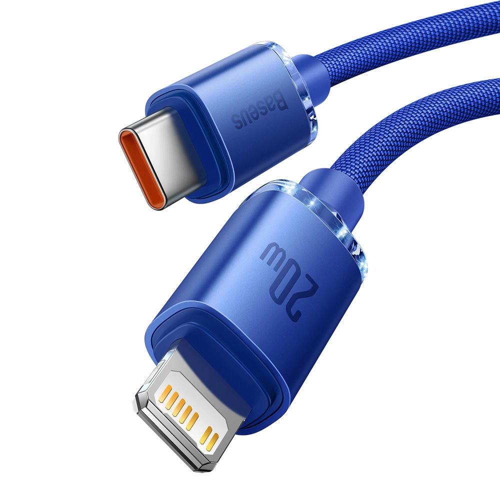 Baseus CAJY000203 Lightning - USB-C PD cable 20W 480Mb/s 1.2m - blueeng
