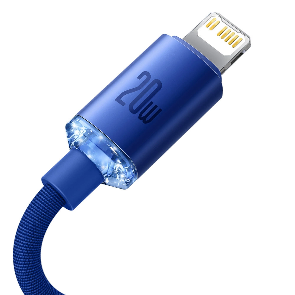 Baseus CAJY000203 Lightning - USB-C PD cable 20W 480Mb/s 1.2m - blueeng