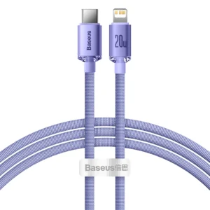 Baseus CAJY000205 Lightning - USB-C PD cable 20W 480Mb/s 1.2m - purpleeng