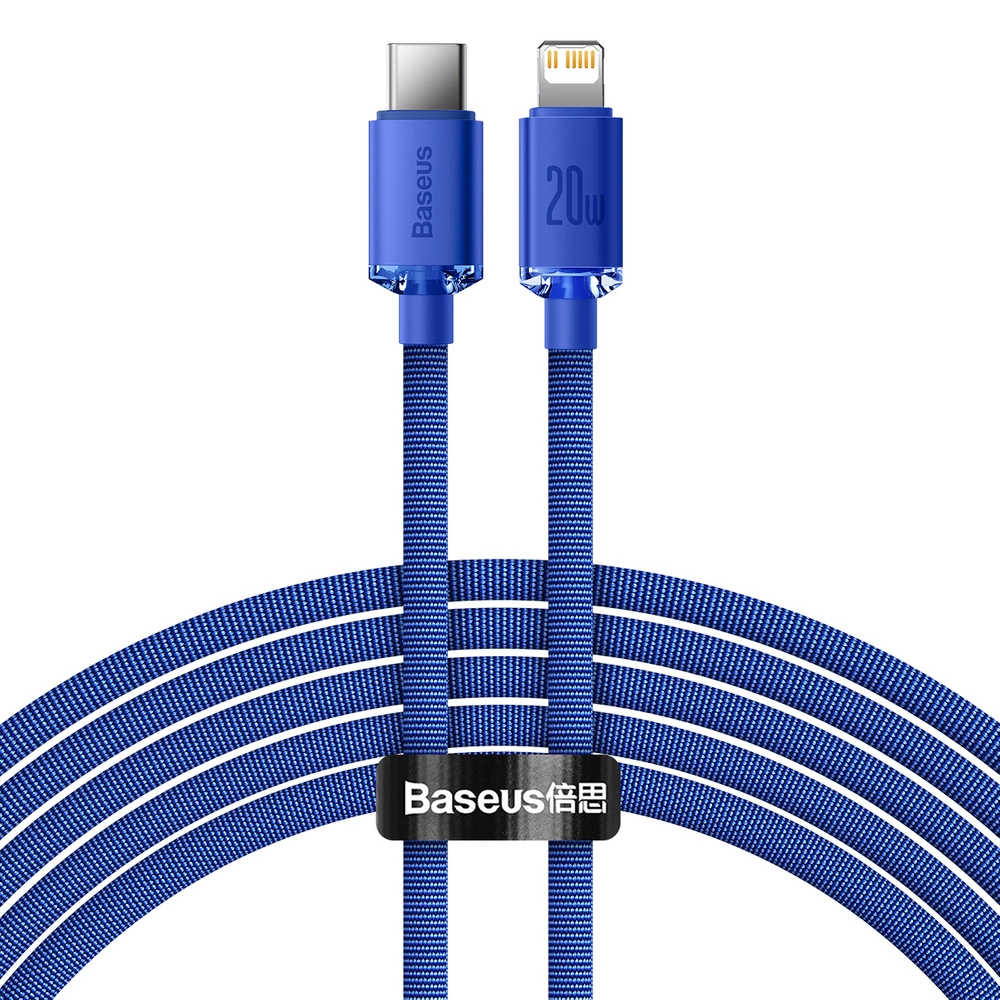 Baseus CAJY000303 Lightning - USB-C PD cable 20W 480Mb/s 2m - blueeng