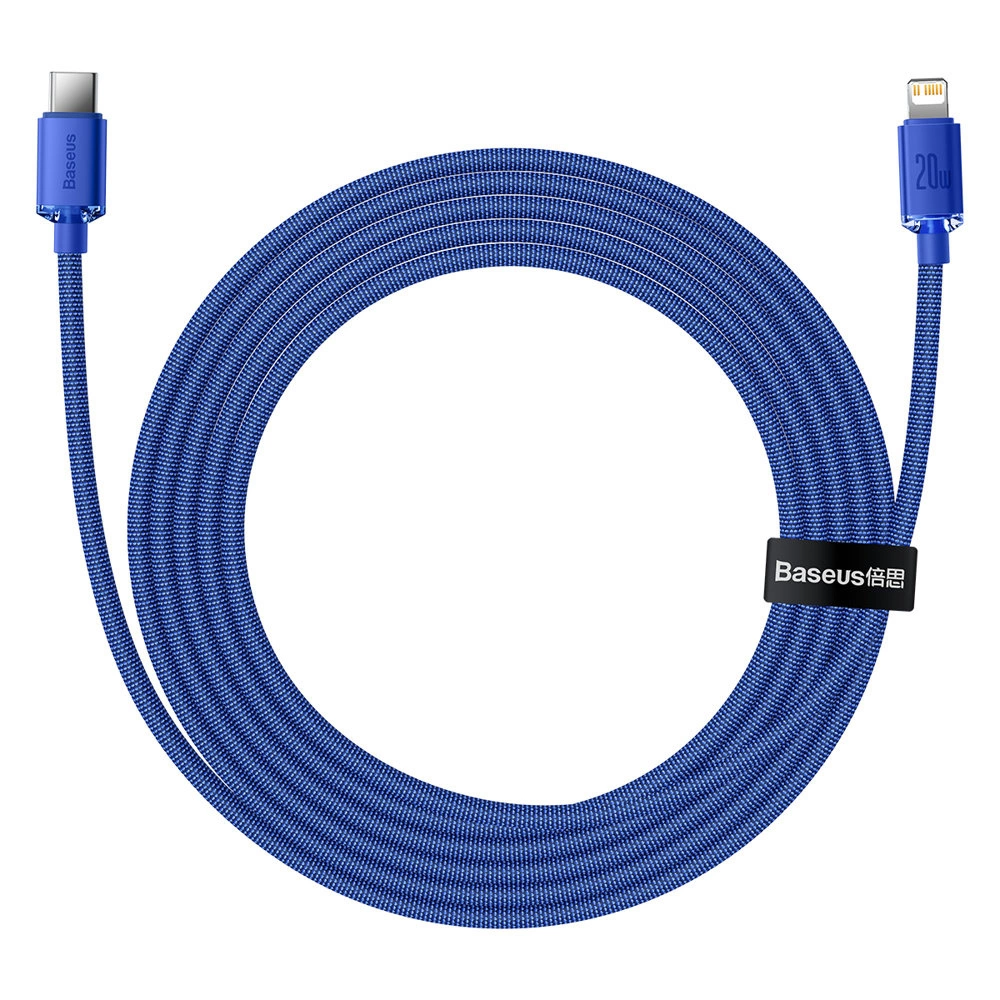 Baseus CAJY000303 Lightning - USB-C PD cable 20W 480Mb/s 2m - blueeng