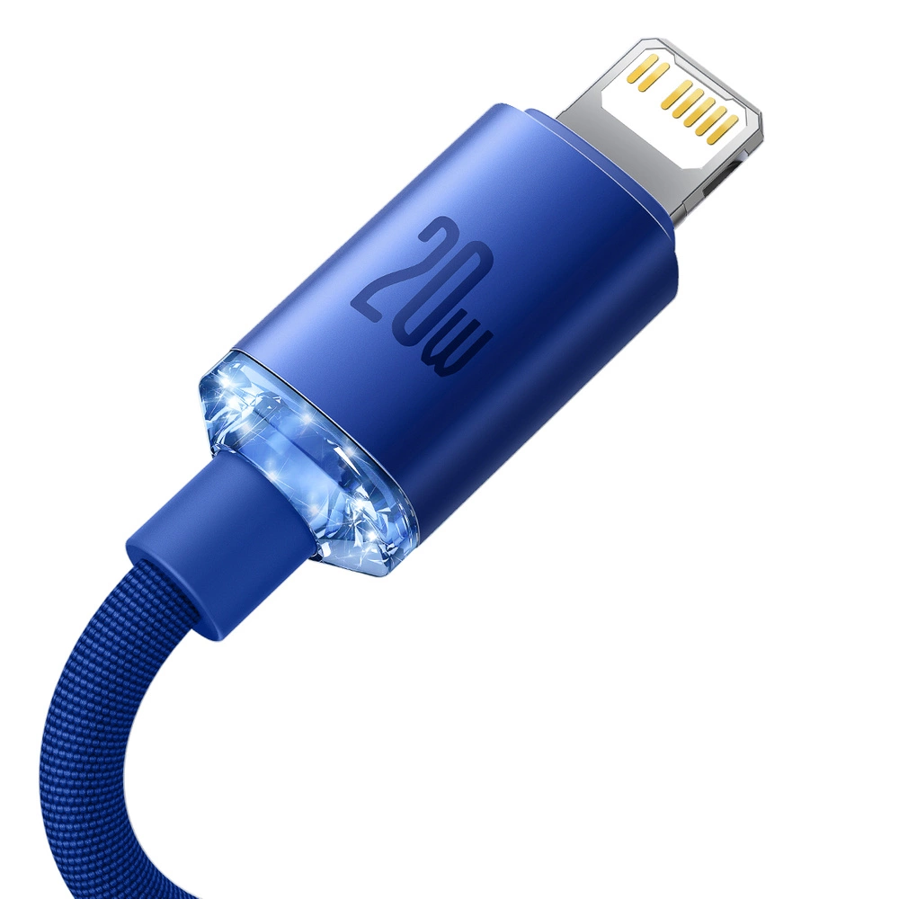 Baseus CAJY000303 Lightning - USB-C PD cable 20W 480Mb/s 2m - blueeng