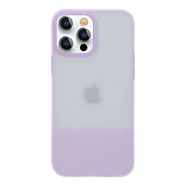 Kingxbar Plain Series case cover for iPhone 13 silicone cover purpleeng