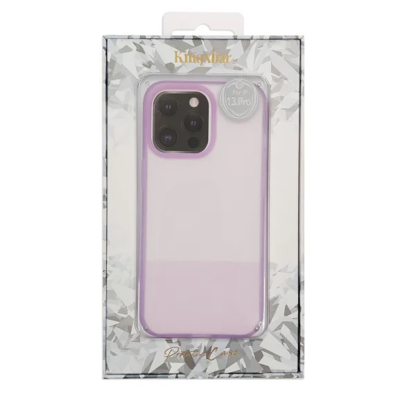 Kingxbar Plain Series case cover for iPhone 13 silicone cover purpleeng