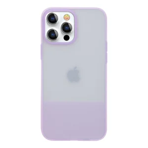Kingxbar Plain Series case cover for iPhone 13 Pro silicone case purpleeng